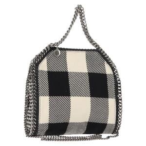 Stella MacCartney Chain Falabella Bag Polyester 2way Black 371223 Auth BA7040